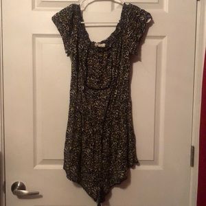 Rewind leopard print romper